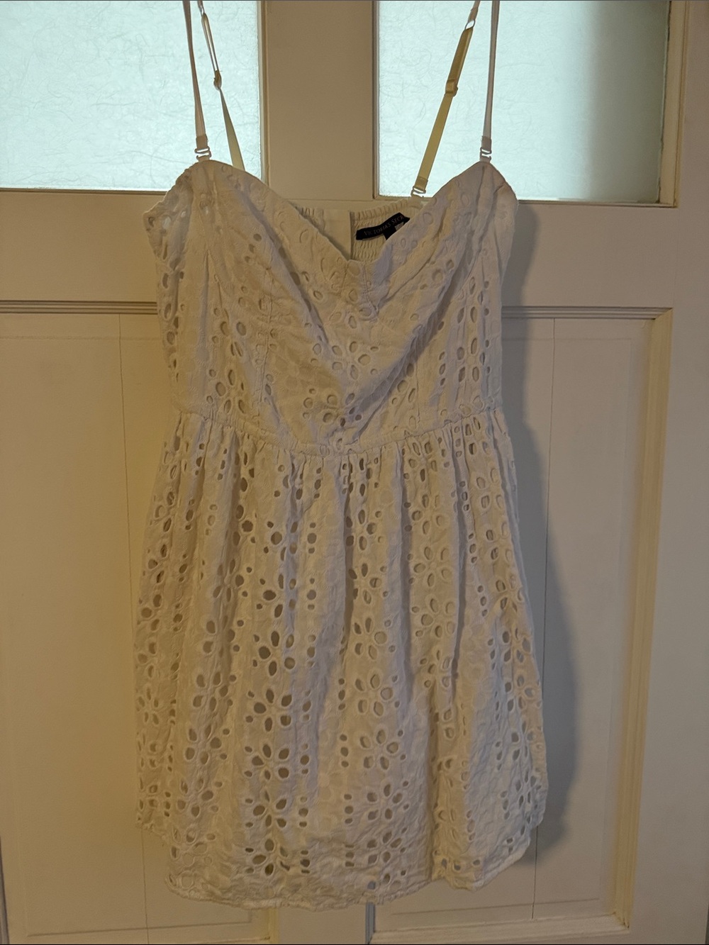Victoria's Secret White Eyelet Sundress Mini
